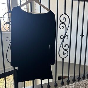 Reformation Black Velvet Dress